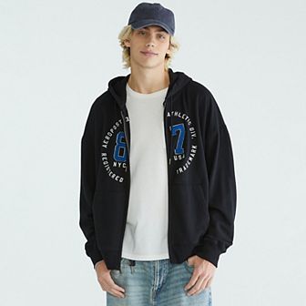 Men's Aeropostale Hooded Full-Zip Fleece Hoodie