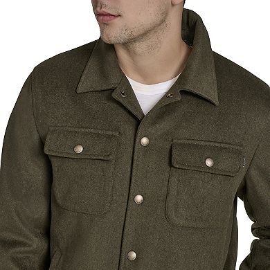 Men's Dockers Sherpa-Lined Wool Blend Shacket