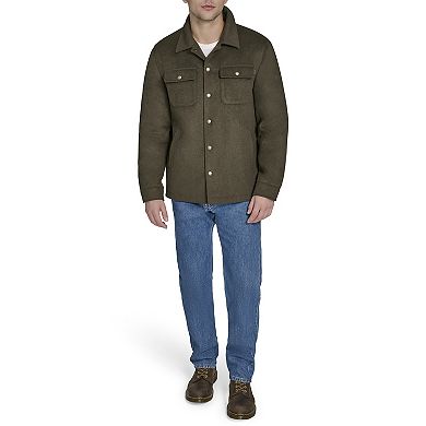 Men's Dockers Sherpa-Lined Wool Blend Shacket