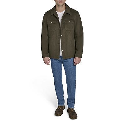 Men's Dockers Sherpa-Lined Wool Blend Shacket