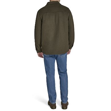 Men's Dockers Sherpa-Lined Wool Blend Shacket