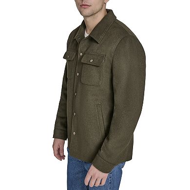 Men's Dockers Sherpa-Lined Wool Blend Shacket