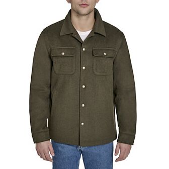 Men's Dockers® Sherpa-Lined Wool Blend Shacket