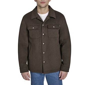Men's Dockers® Sherpa-Lined Wool Blend Shacket