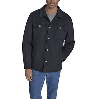 Men's Dockers® Sherpa-Lined Wool Blend Shacket