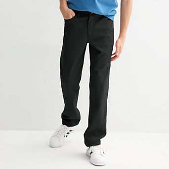 Boys 7-20 Sonoma Goods For Life® Straight Fit Twill Pants in Regular & Husky