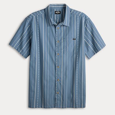 Men's Billabong Collared Woven Short Sleeve Button-Down Shirt