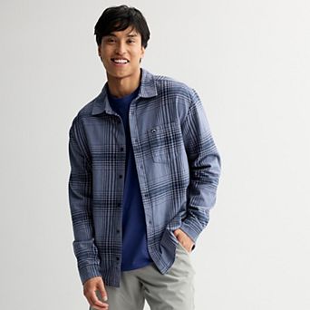 Men's Billabong Long Sleeve Button-Down Flannel Shirt