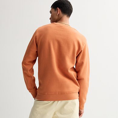 Men's RVCA Graphic Crewneck Fleece Sweatshirt