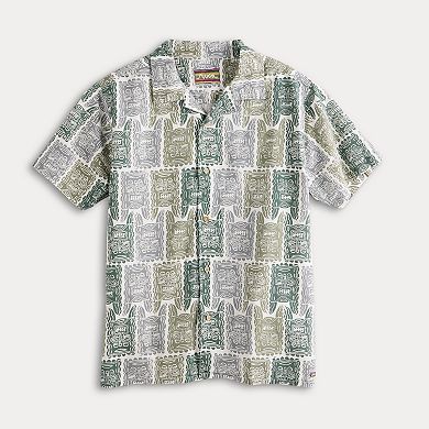 Men's RVCA Short Sleeve Button Down Shirt