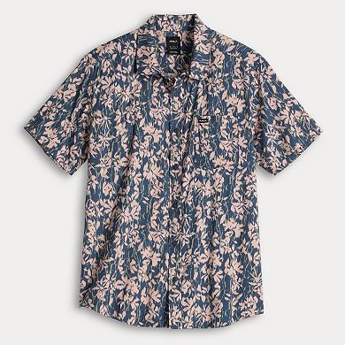 Men's RVCA Short Sleeve Button Down Shirt
