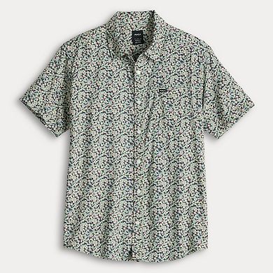Men's RVCA Short Sleeve Button Down Shirt