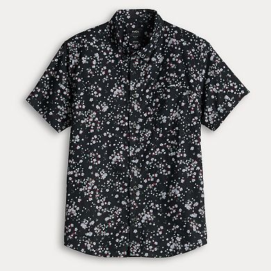 Men's RVCA Short Sleeve Button Down Shirt