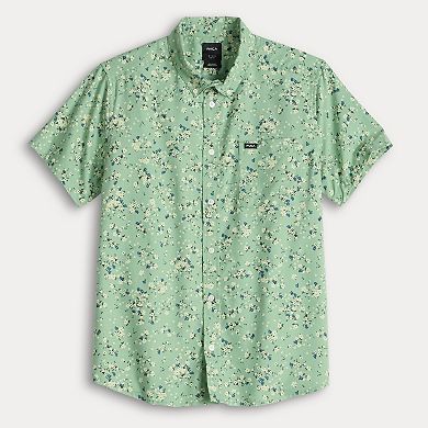 Men's RVCA Short Sleeve Button Down Shirt
