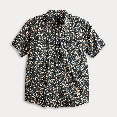 Men's RVCA Short Sleeve Button Down Shirt