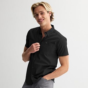 Men's RVCA Short Sleeve Button Down Shirt