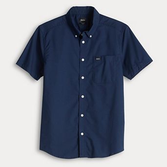 Men's RVCA Short Sleeve Button Down Shirt