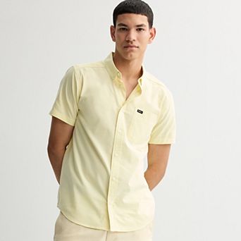 Men's RVCA Short Sleeve Button Down Shirt