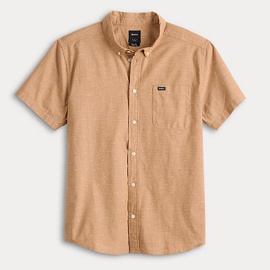Men's RVCA Short Sleeve Button Down Shirt