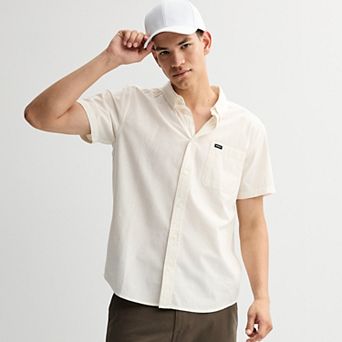 Men's RVCA Short Sleeve Button Down Shirt