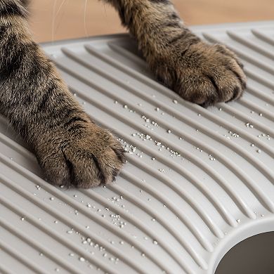 Iris Top Entry Cat Litter Box with Scoop