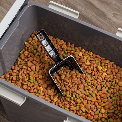 Iris 30-lbs. Airtight Pet Food Container with Scoop