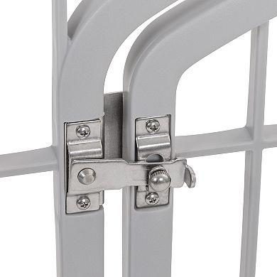 Iris 34-in. Exercise 8-Panel Pet Playpens with Door
