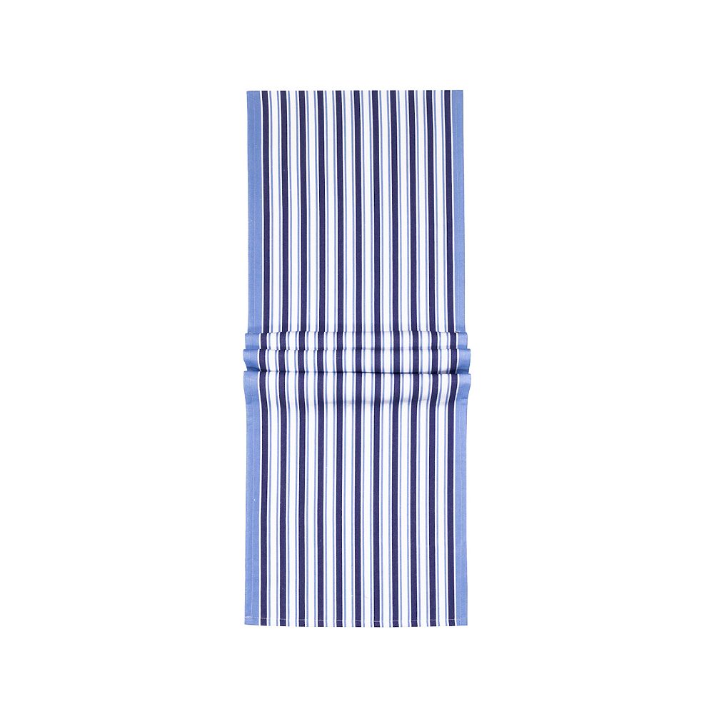 Draper James Blue Striped Table Runner