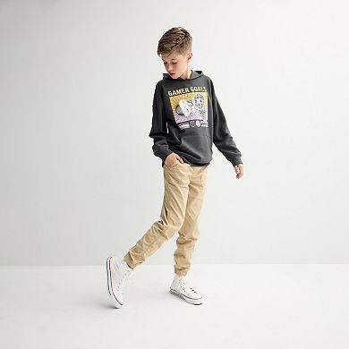 Boys Sonoma Goods For Life® Pull On Twill Joggers in Regular & Husky