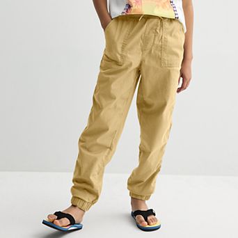 Boys 7-20 Sonoma Goods For Life® Pull On Twill Joggers in Regular & Husky