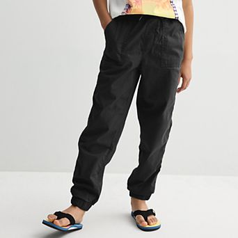 Boys 7-20 Sonoma Goods For Life® Pull On Twill Joggers in Regular & Husky