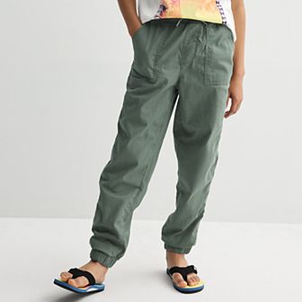 Boys 7-20 Sonoma Goods For Life® Pull On Twill Joggers in Regular & Husky