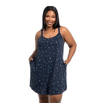 Plus Size Lilac+London Print Chemise