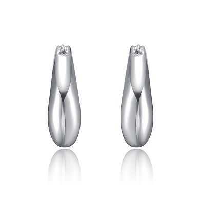 Artistic Puffy Hoop Earrings