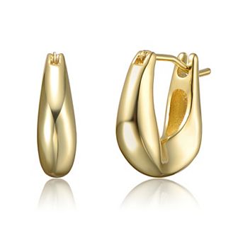 Artistic Puffy Hoop Earrings