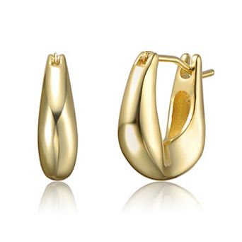 Artistic Puffy Hoop Earrings