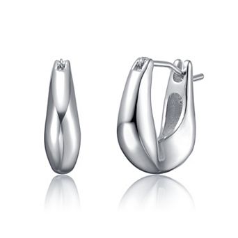 Artistic Puffy Hoop Earrings