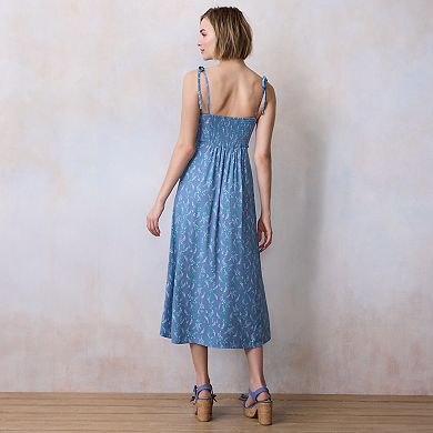 Women's LC Lauren Conrad Sweetheart Neck Tea Length Dress