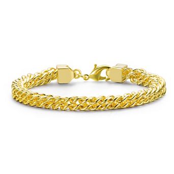 14k Gold Plated Mesh Link Bracelet