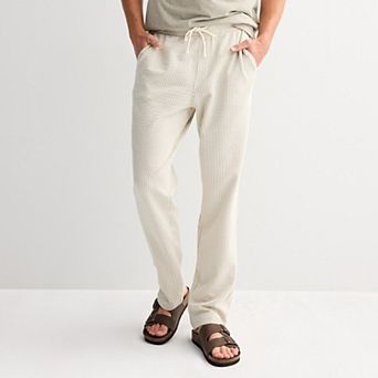 Men's Hollywood Jeans Knit Seersucker Pants