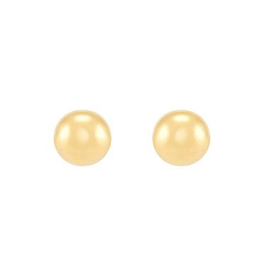 Everlasting Gold 10k Gold Ball Hollow Earrings