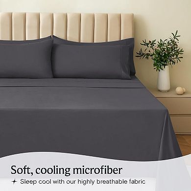 LuxClub Collection 2-piece Wrinkle-Free Cooling Pillowcase Set