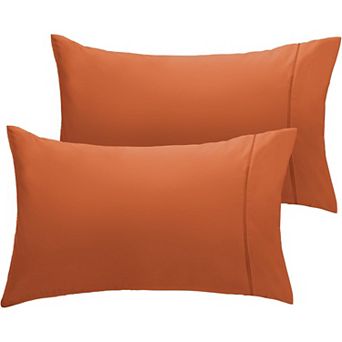 LuxClub Collection 2 pc Wrinkle-Free Cooling Pillowcase Set