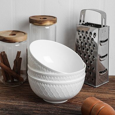 Stone Lain Alexandria Bone China 32-Piece Dinnerware Set