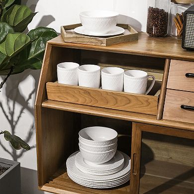 Stone Lain Alexandria Bone China 32-Piece Dinnerware Set
