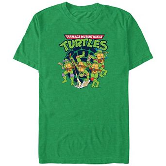 Big & Tall Graphic Teenage Mutant Ninja Turtles Pizza Eaters Graphic Tee