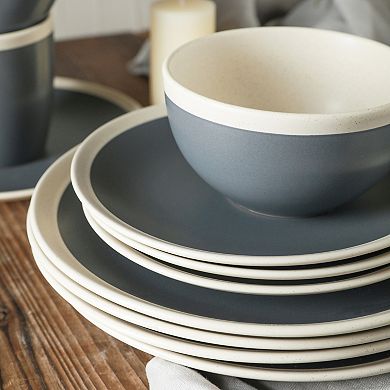 Stone Lain Serenity Stoneware 32-Piece Dinnerware Set