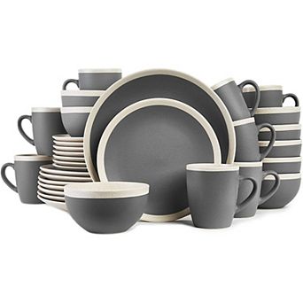 Stone Lain Serenity Stoneware 32 pc Dinnerware Set