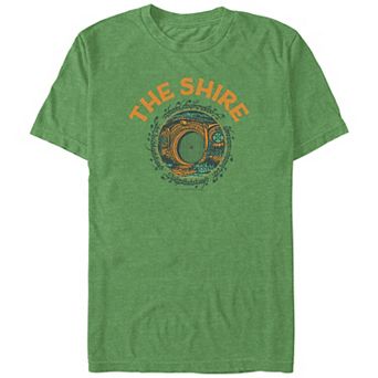 Big & Tall The Lord Of The Rings The Shire House Door Graphic Tee
