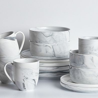 Stone Lain Brighton Porcelain 32-Piece Dinnerware Set